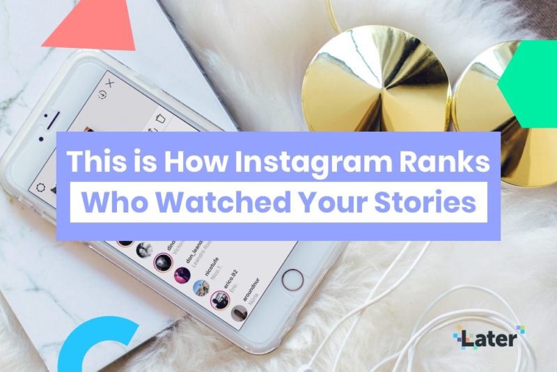 comment Instagram classe les spectateurs de stories