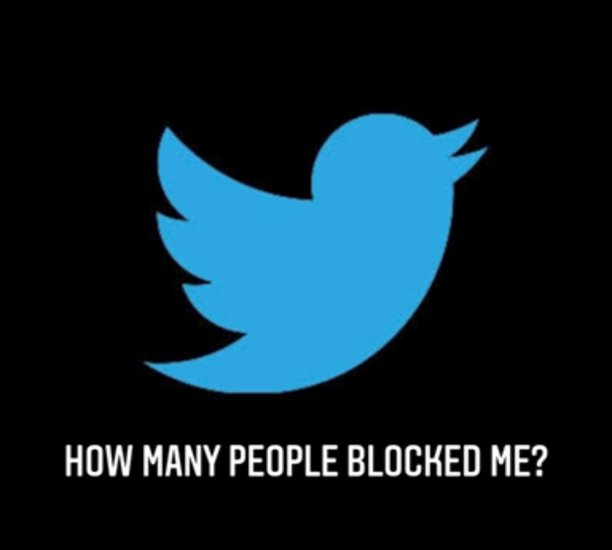 How many accounts blocking me twitter