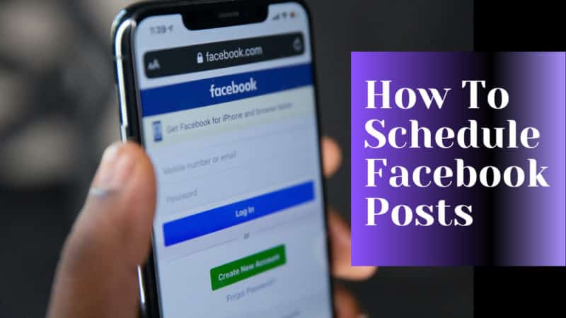 how to schedule Facebook posts