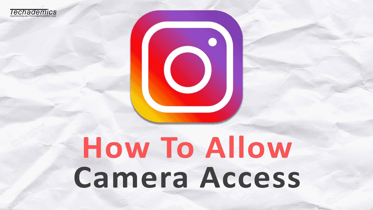 How to enable camera access on Instagram